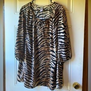 Fair Lady Animal Print Top